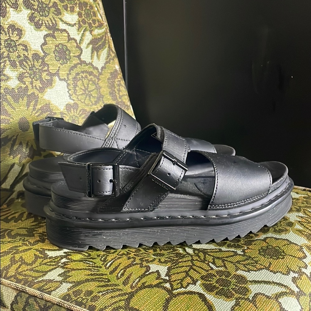Dr. Martens Black Sandals